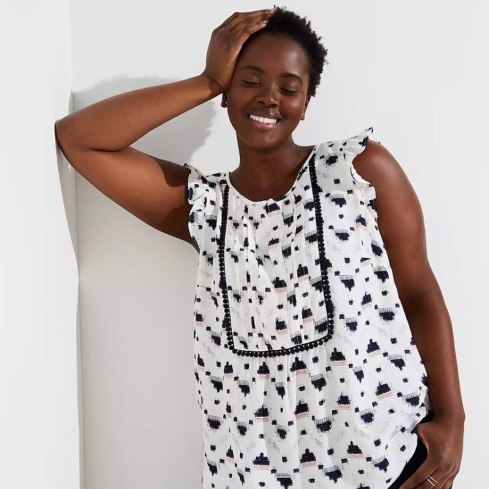 LOFT Plus Ikat Bib Flutter Shell - 20w